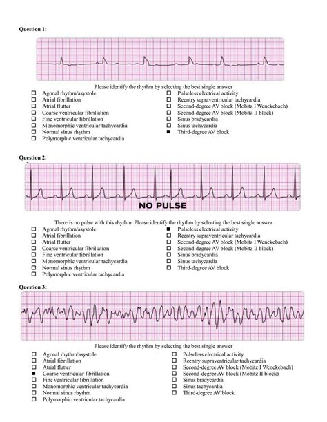 Acls Post Test Answer Key 2013