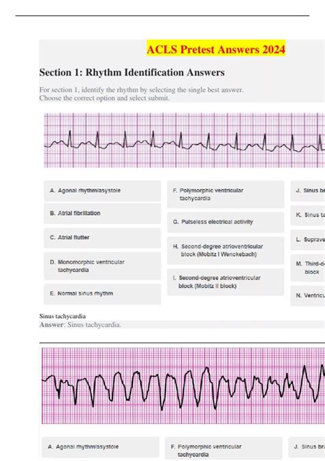Acls Pretest