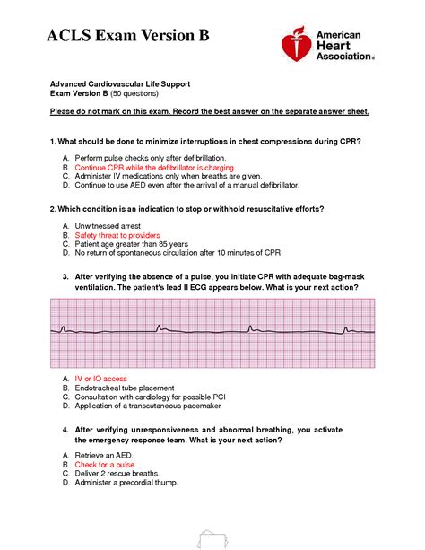 Read Acls Written Exam Version B Answers Pdf Search 