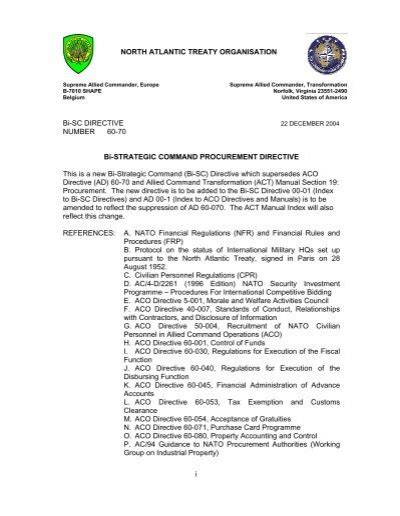 Aco Security Directive Ad 70 1
