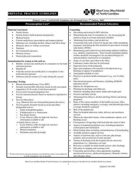 Download Acog Documentation Guidelines For Antepartum Care 