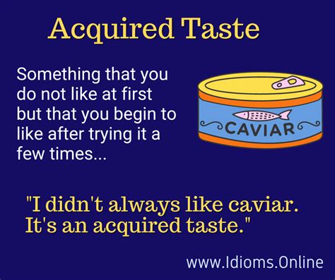 Acquired Taste Definition