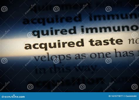 Acquired Taste Meaning