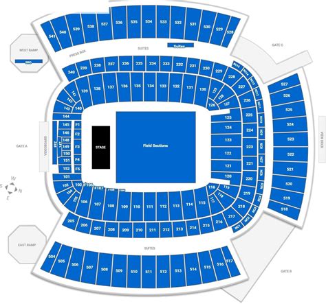 Acrisure Concert Seating Chart