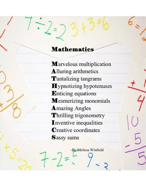 acrostic poem mathematics