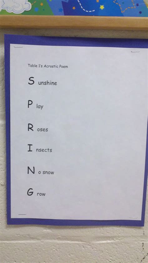 Acrostic Poems About Kindergarten Poetrysoup Com Acrostic Poems For Kindergarten - Acrostic Poems For Kindergarten
