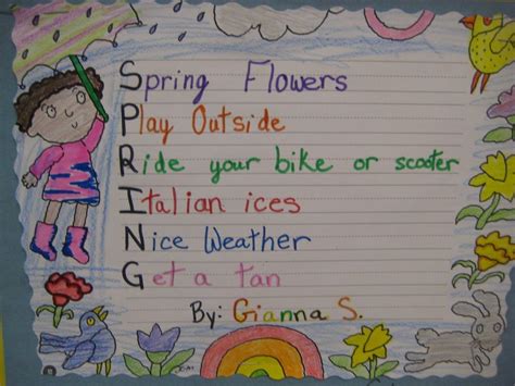 Acrostic Poems For Kindergarten   How To Write An Acrostic Poem With Kids - Acrostic Poems For Kindergarten