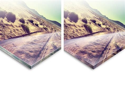 acrylglas oder echtglas bild