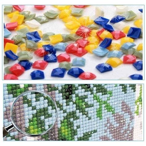 acrylic diamond head painting diamond painting refill beads pattern