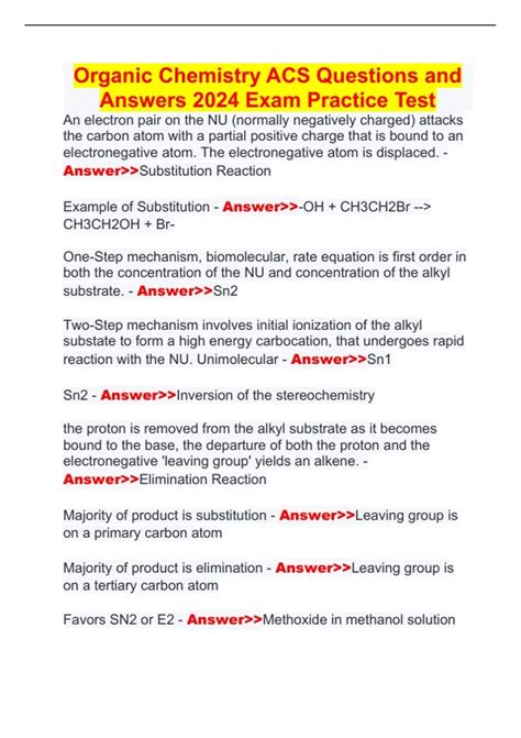 acs practice test 2 answer key
