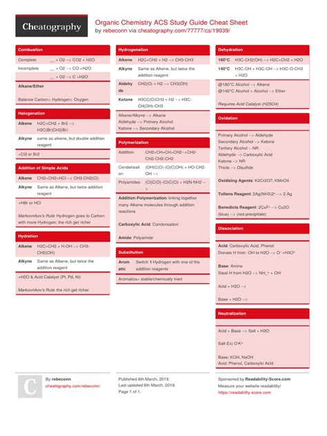 Acs Study Guide For Organic Chemistry