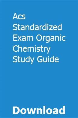 Full Download Acs Standardized Exam Study Guide 