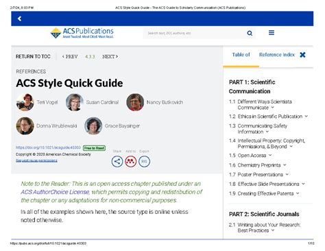 Download Acs Style Guide Quick Guide 2 Coursesemu 