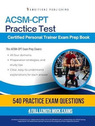 Acsm Cpt Practice Test