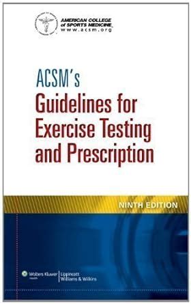 Full Download Acsm Exercise Guidelines 9Th Edition And 