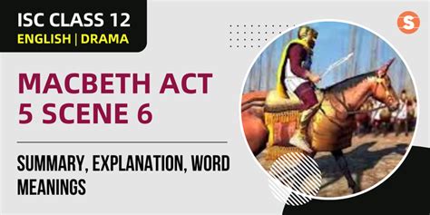 Act 5 Scene 6 Summary Macbeth