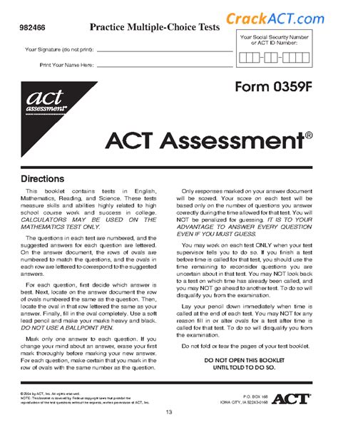 act 59f practice answers