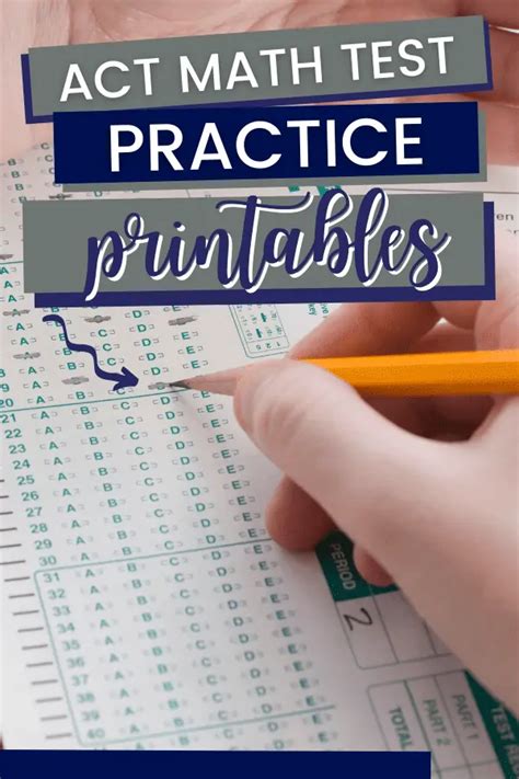 Act Math Test Practice Printables Homeschool Giveaways Act Math Worksheets - Act Math Worksheets