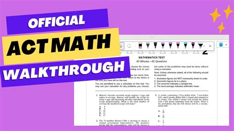 Act Math Walkthrough
