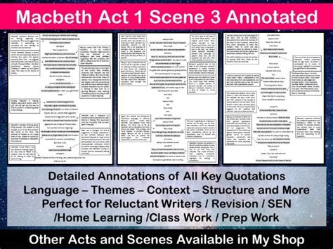 Act One Scene Three Macbeth