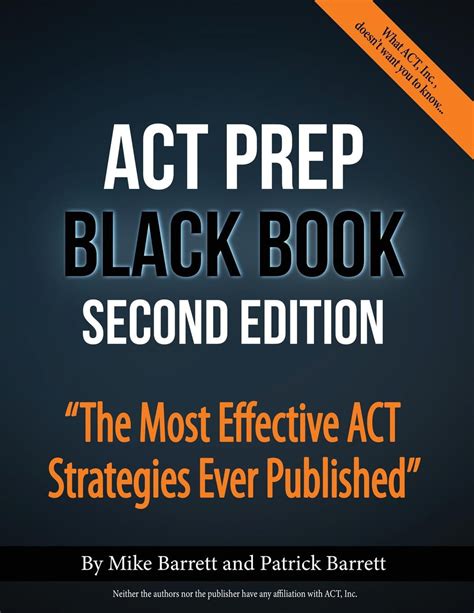 Read Online Act Prep Black Book The Most Effective Act Strategies Ever Published 