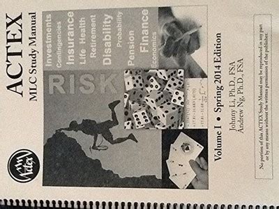Actex Mlc Study Manual 2014