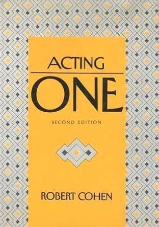 Acting One Robert Cohen