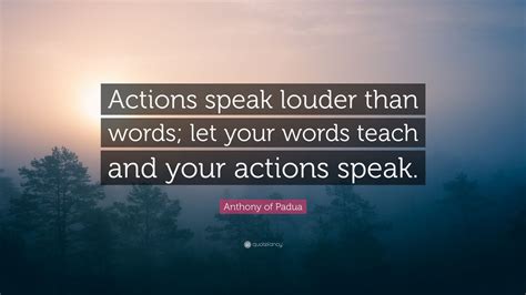Action Not Words Quotes