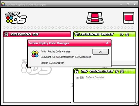 action replay code manager v160