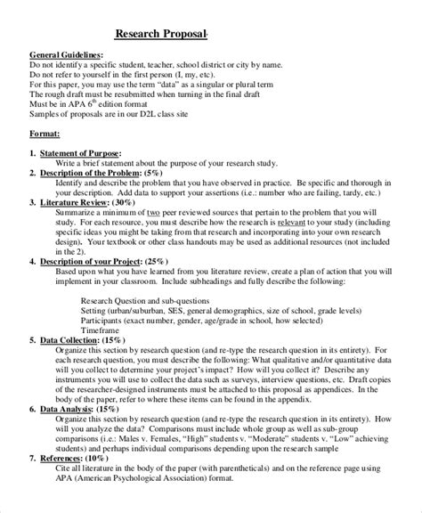 Action Research Proposal Sample Papers