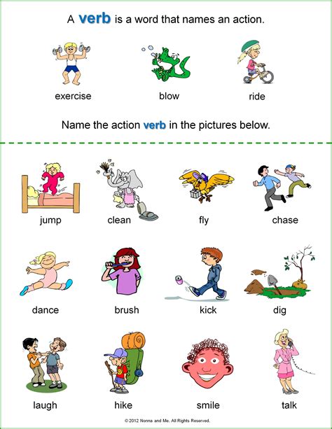 Action Verb Worksheets For Kindergarten   Action Verb Worksheets K5 Learning - Action Verb Worksheets For Kindergarten