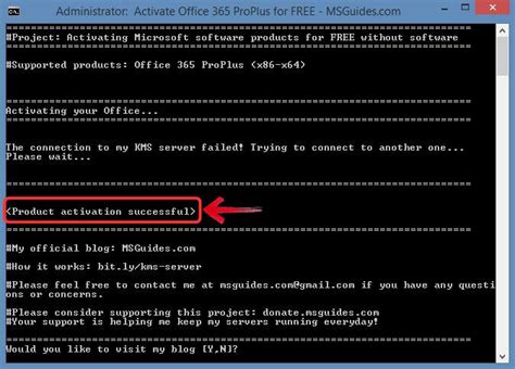 Activate Office 365 Via Cmd