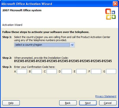 activation MS OS windows XP opens