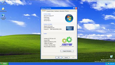 activation MS operation system win XP lite 