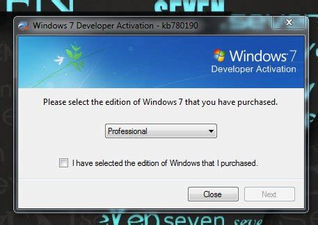 activation MS windows 7 2025