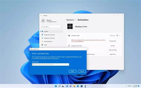 activation OS windows 11 opens