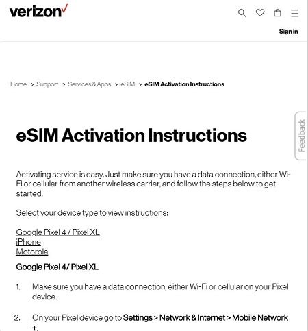 Download Activation Guide Verizon 