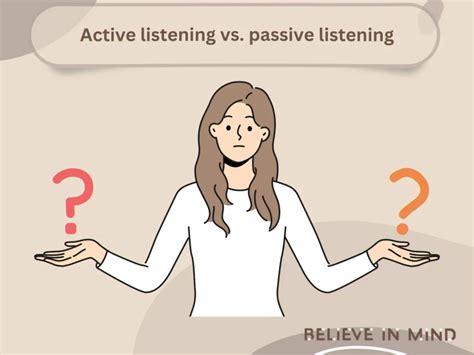 Active And Passive Listening