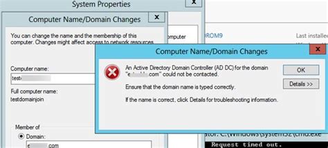 active directory - Cannot rejoin AD domain - Server Fault