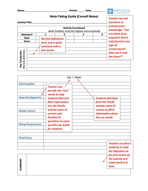 Active Note Taking Guide Civil Rights