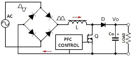 Active Power Factor Correction Using Switching Regulators