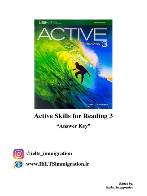 Active Reading 3 Answer Key