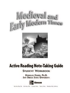 Active Reading Note Taking Medieval And Early Modern Times Answers