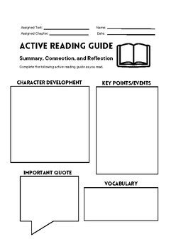 Read Active Reading Guide 