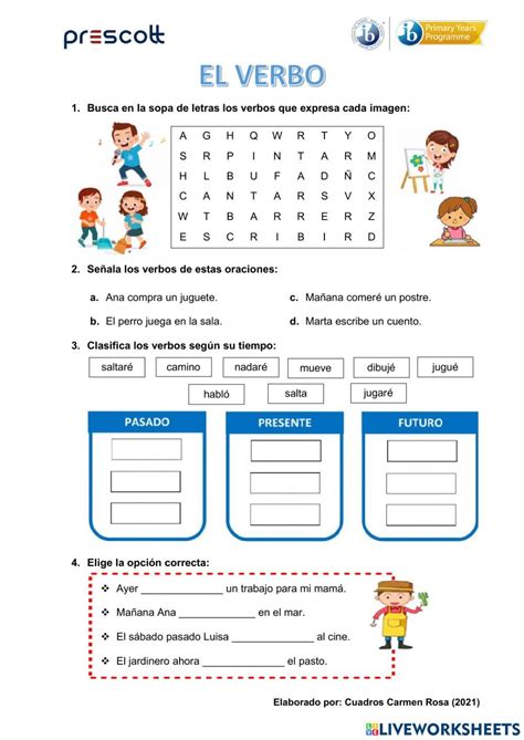 Actividades Con Verbos