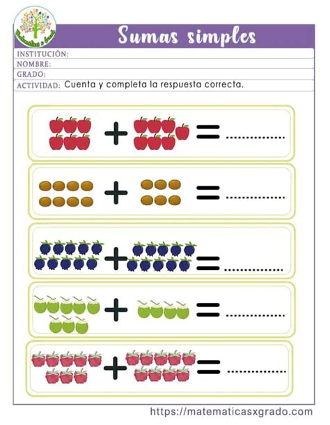 Actividades De Sumas