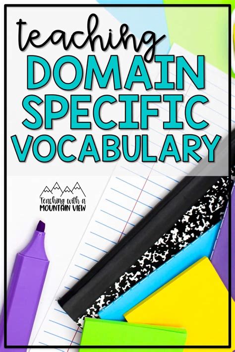 Activities To Teach Students Domain Specific Vocabulary In Domainspecific Vocabulary 4th Grade - Domainspecific Vocabulary 4th Grade