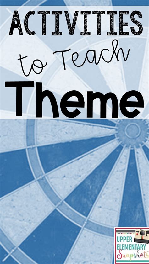Activities To Teach Theme Upper Elementary Snapshots 5th Grade Theme Lesson - 5th Grade Theme Lesson