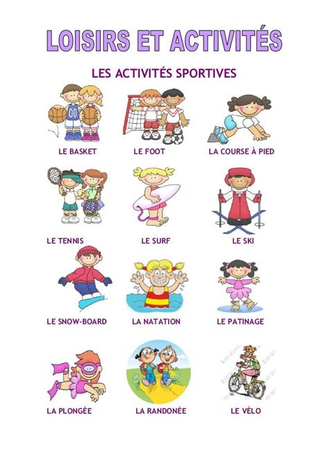 Activités Et Loisirs