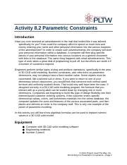 activity 8 2 parametric constraints answer key